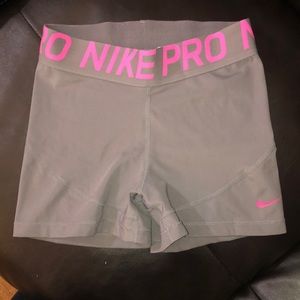 Nike pro women’s training shorts
